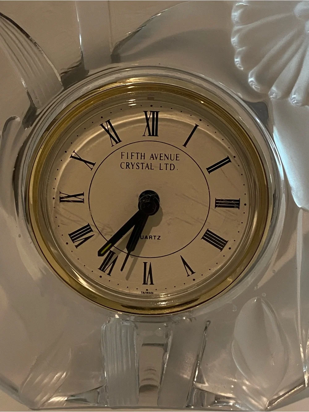 Fifth Avenue Crystal Ltd watch, handmade glass in Japan,